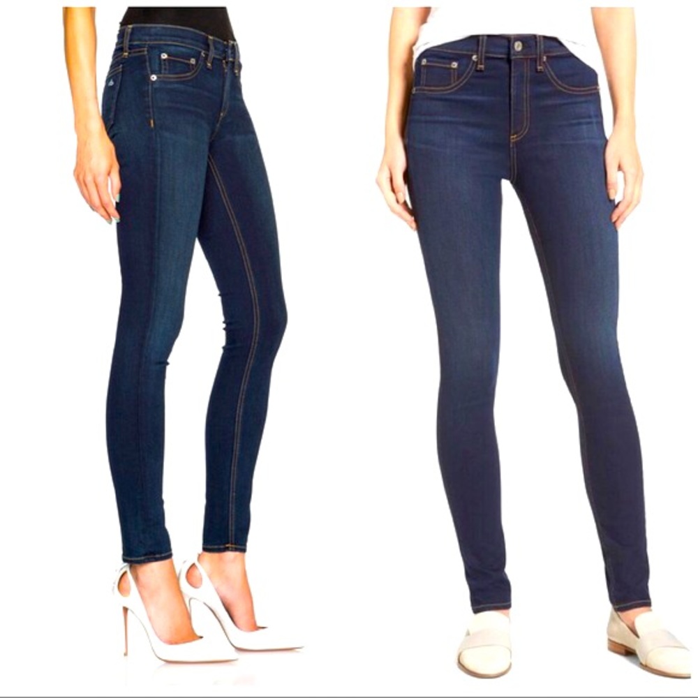 Rag & Bone High Rise Skinny Jeans 28 Bedford